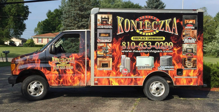 Get your new fireplace from Konieczka today!